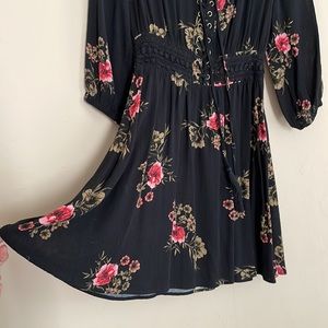 Cute black floral dress